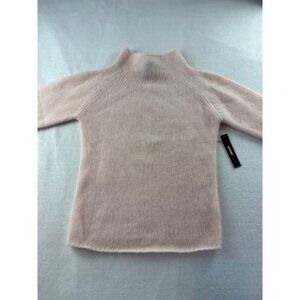 DKNY Womens Pink Wool Turtleneck Sweater P Size